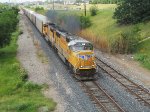 UP 4301  31May2011  NB in SNEED approaching Far West 